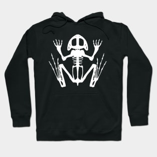 Frog Skeleton (White) Hoodie